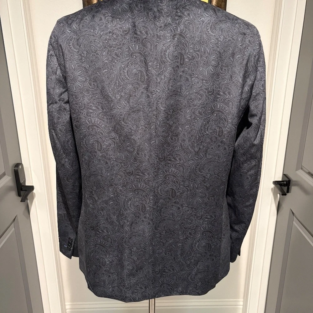 Tailorbyrd Mens Velour Navy Sport Coat - Size 42R - NWT
